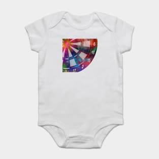 darts sport art #darts #sport Baby Bodysuit